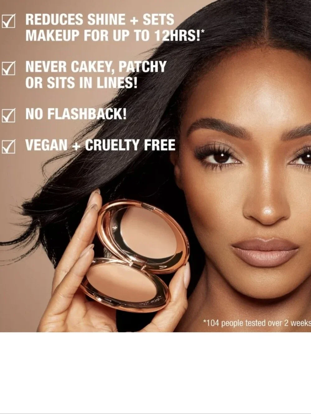 Charlotte Tilbury Airbrush Flawless Finish Smoothing Powder, 1 Fair, .11oz, NIB
